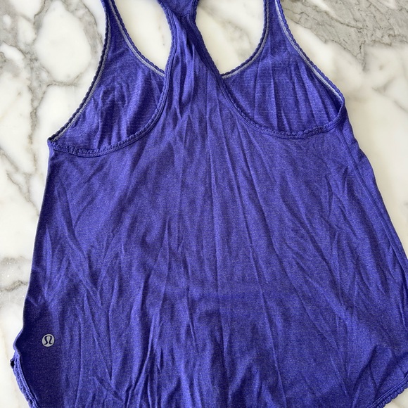 Lululemon racerback tanks. All size 6. Bundle of 4. Purple, white, orange, pink - Picture 3 of 9